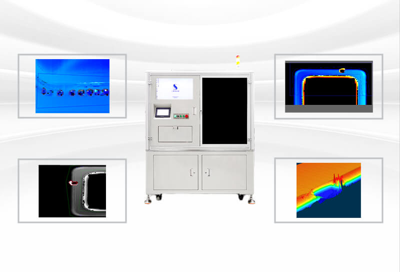 高精密动力电池顶盖焊后检测设备