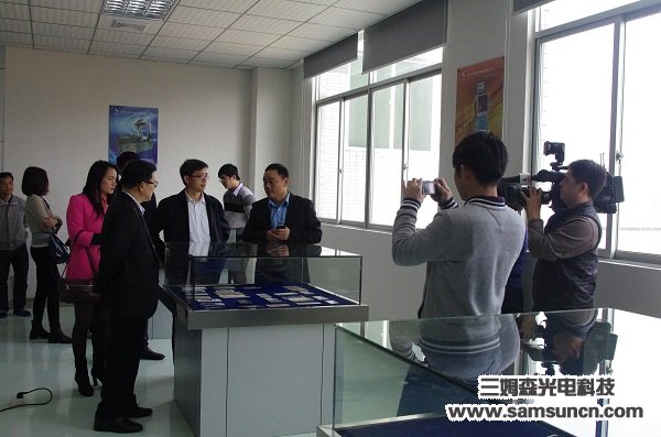 Dongguan City Science and Technology Bureau and town leaders visited Samson Technology to guide the work_hjhb861.com