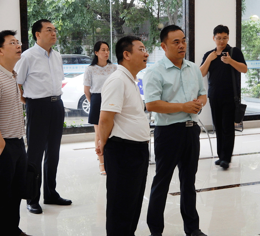 Guangdong Provincial Science and Technology Department leaders visit and investigate Samson Technology_hjhb861.com