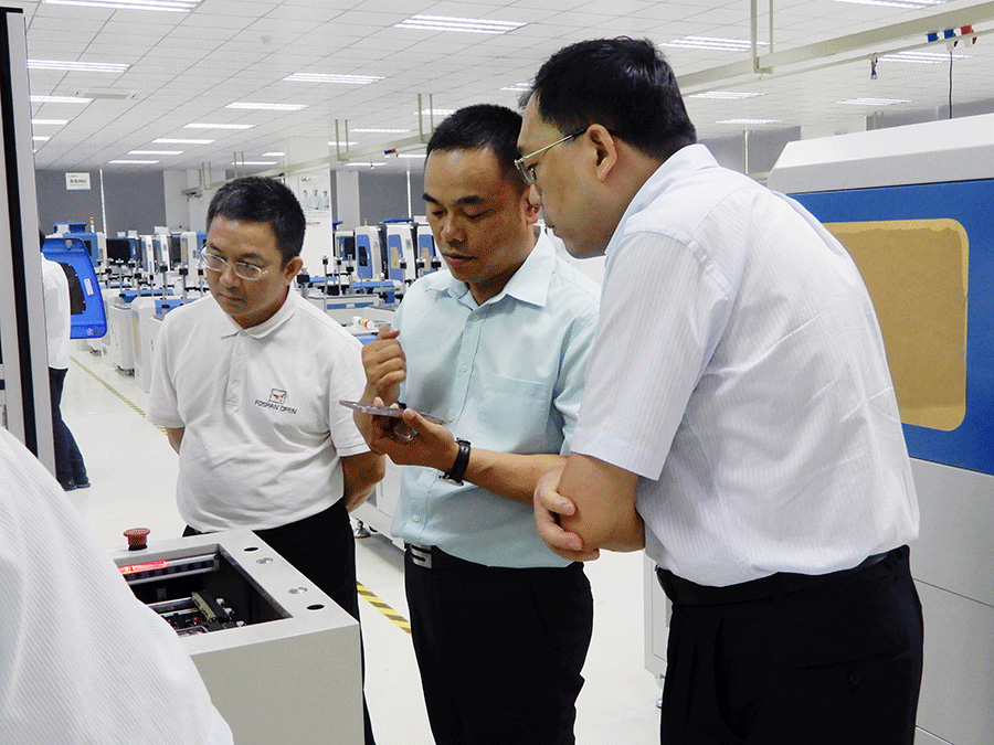 Guangdong Provincial Science and Technology Department leaders visit and investigate Samson Technology_hjhb861.com