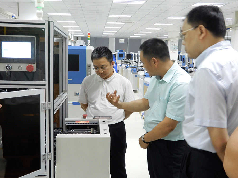 Guangdong Provincial Science and Technology Department leaders visit and investigate Samson Technology_hjhb861.com