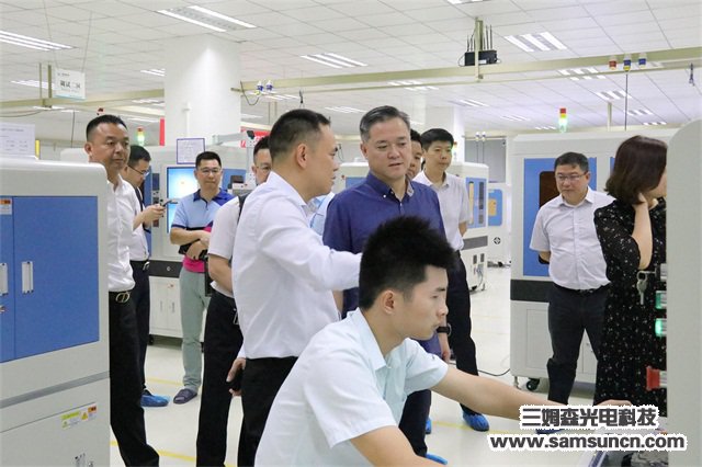 Leaders of Mudou Town, Jiangsu Province visited Samson Technology_hjhb861.com